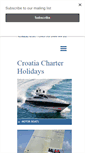 Mobile Screenshot of croatiacharterholidays.com